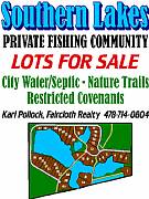 Property For Sale Or Rent: Water Front Lots For Sale Georgia, Best Bass Fishing In Ga.