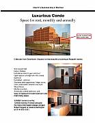 Rental Properties, Lease and Holiday Rentals: Luxurious Condo For Rent. 5 Mins From Downtown!