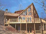 Real Estate For Sale: Brand New 2,400 S.F. Log Cabin In The Blue Ridge Mountains